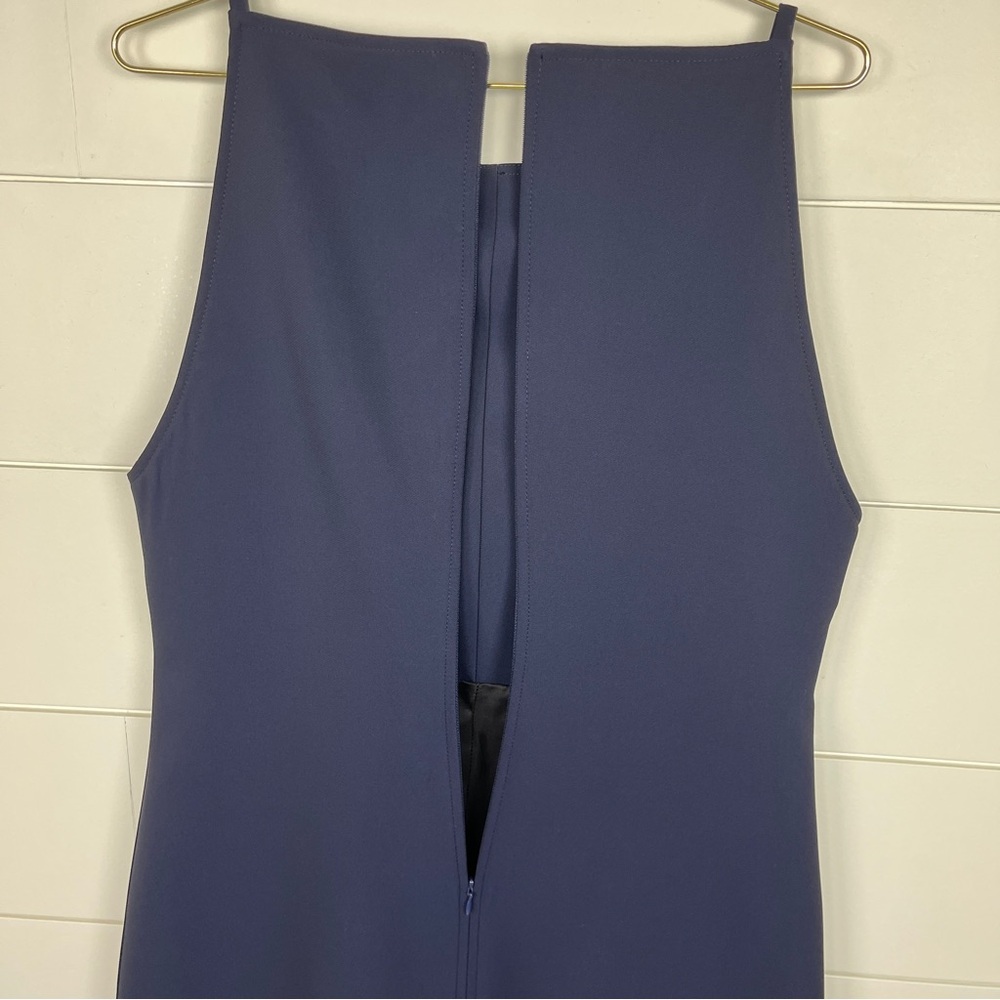 Zara Short Dress With Buttons NWT : Navy Blue - Picture 7 of 13